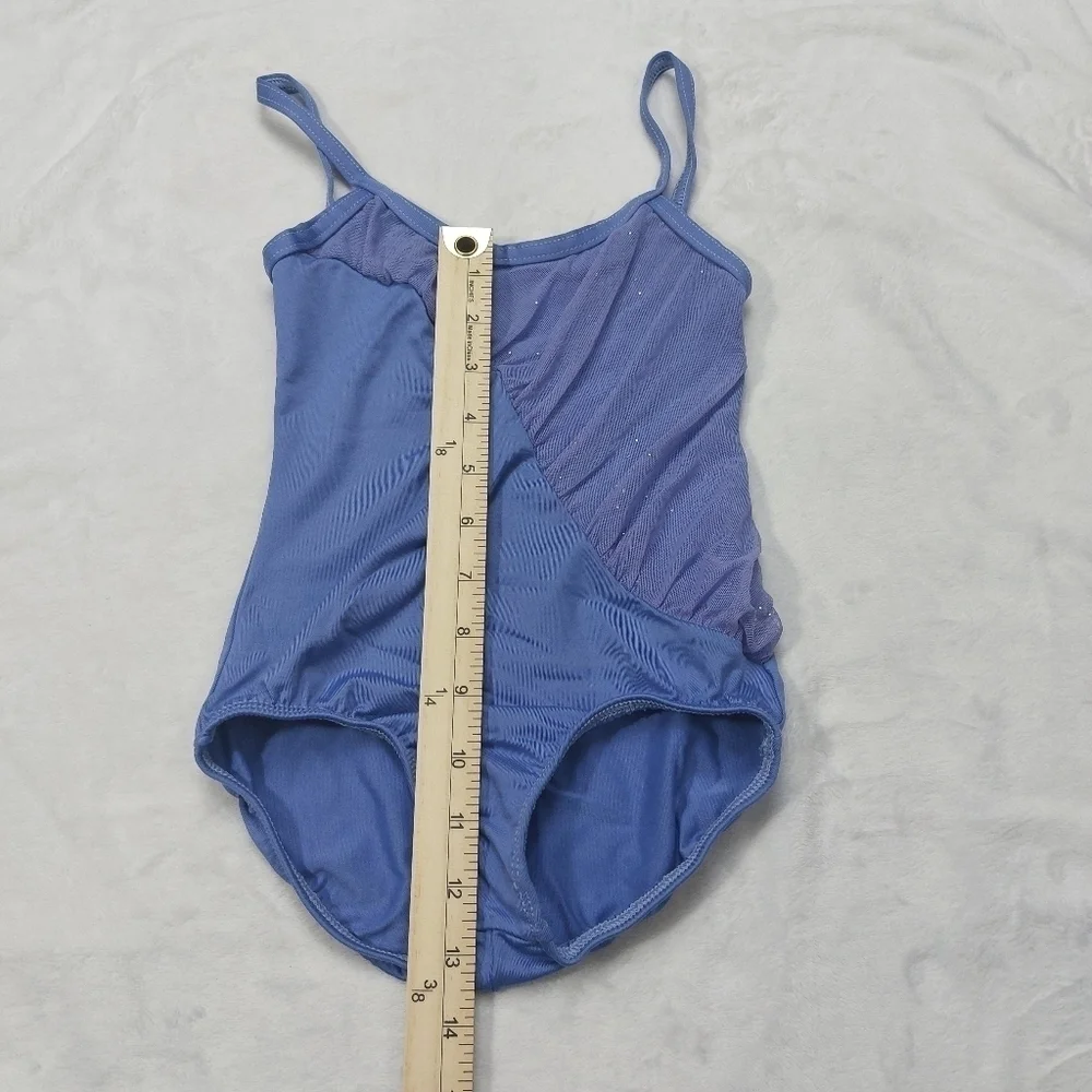 MOTIONWEAR GIRLS PURPLE/BLUE LEOTARD SIZE MEDIUM
